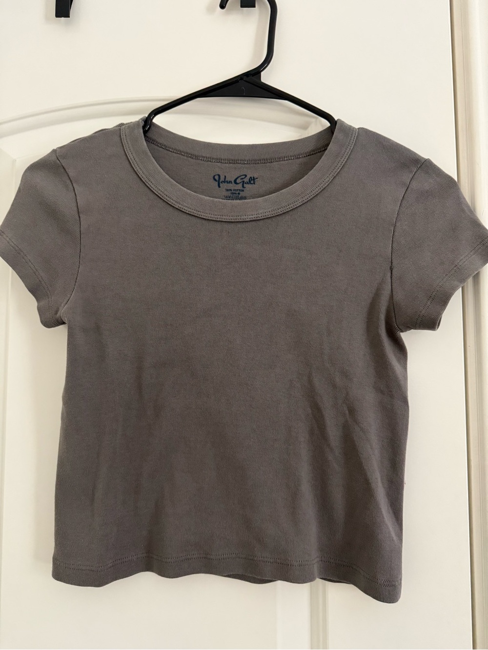 Brandy Melville Girls' Gray Short Sleeve Tee